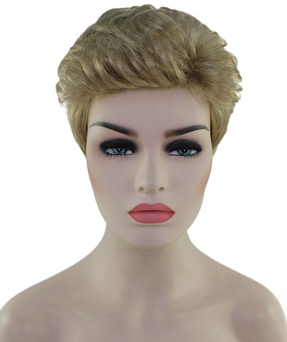 short wavy wig